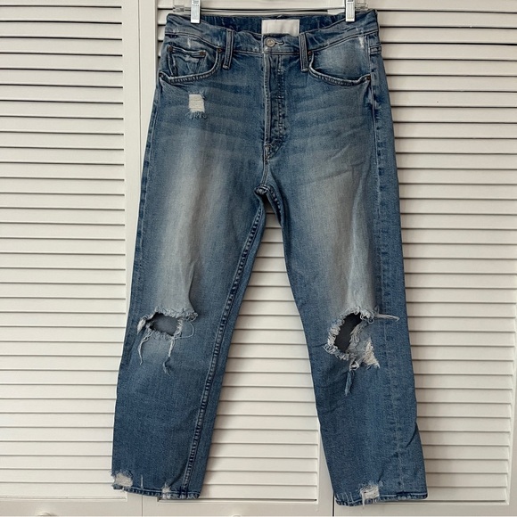 Mother Superior The Tomcat Wash the confession distressed denim jeans, size 30 - Picture 2 of 10